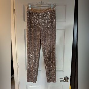 Gold sequin Greylin pants